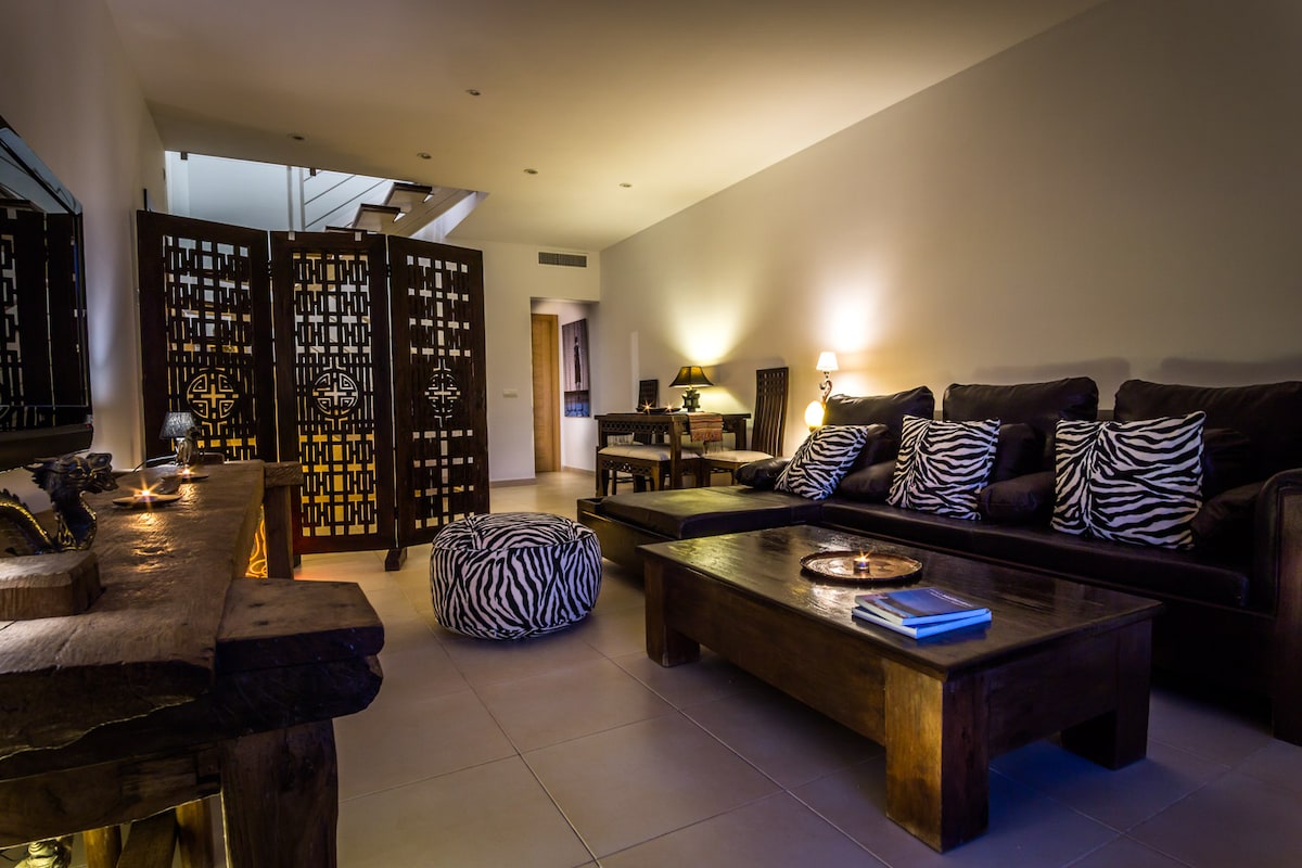 Top performing Airbnb: Can Olivo. House with beautiful interior design. in Santa Eulària Des Riu