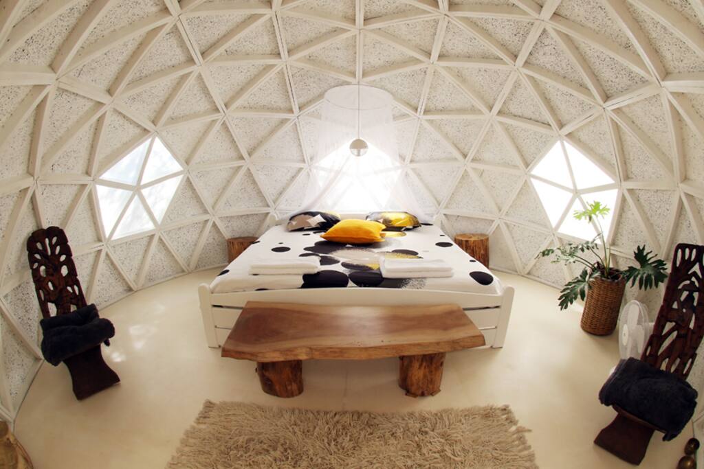 inside the dome