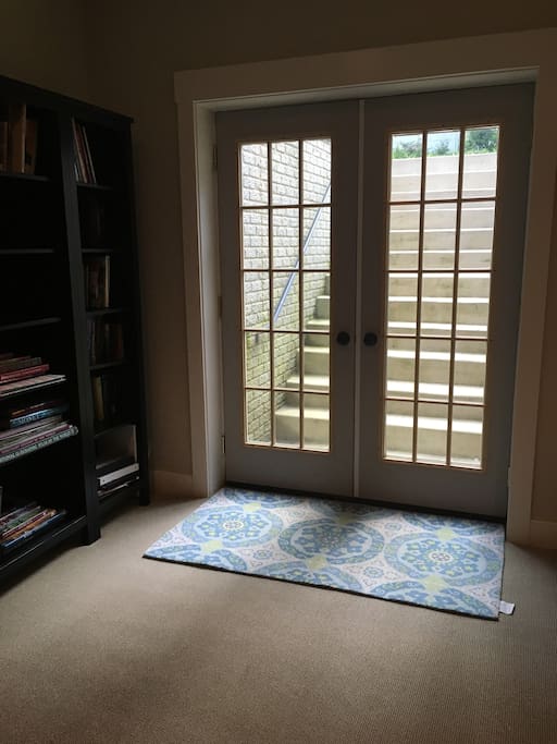 Entrance from inside