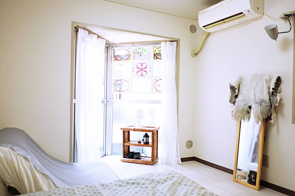 Sunny room. 日当りの良い部屋です。