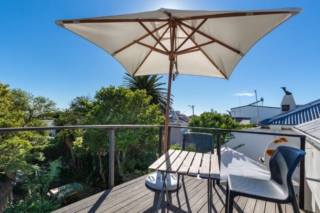 Deck upstairs for sundowners