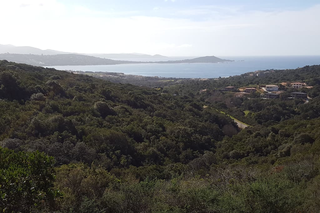 La vue en arrivant !!!