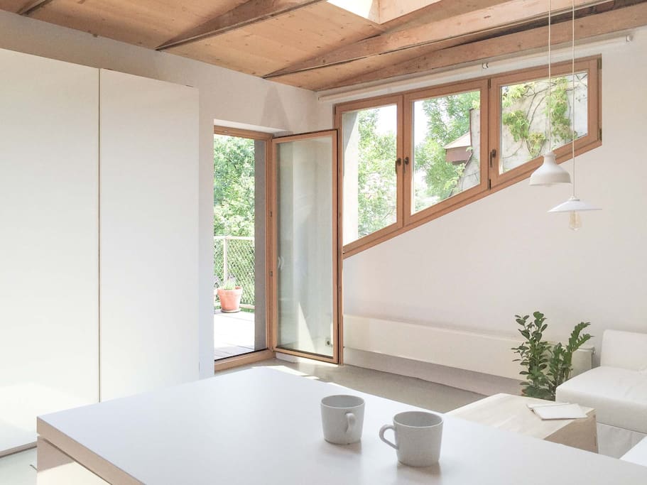 living room / wardrobe / balcony enrance