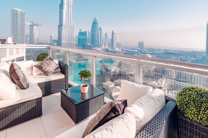Royal Penthouse | 5BRs | Full Burj Khalifa view - Apartments for Rent in Dubai, United Arab Emirates