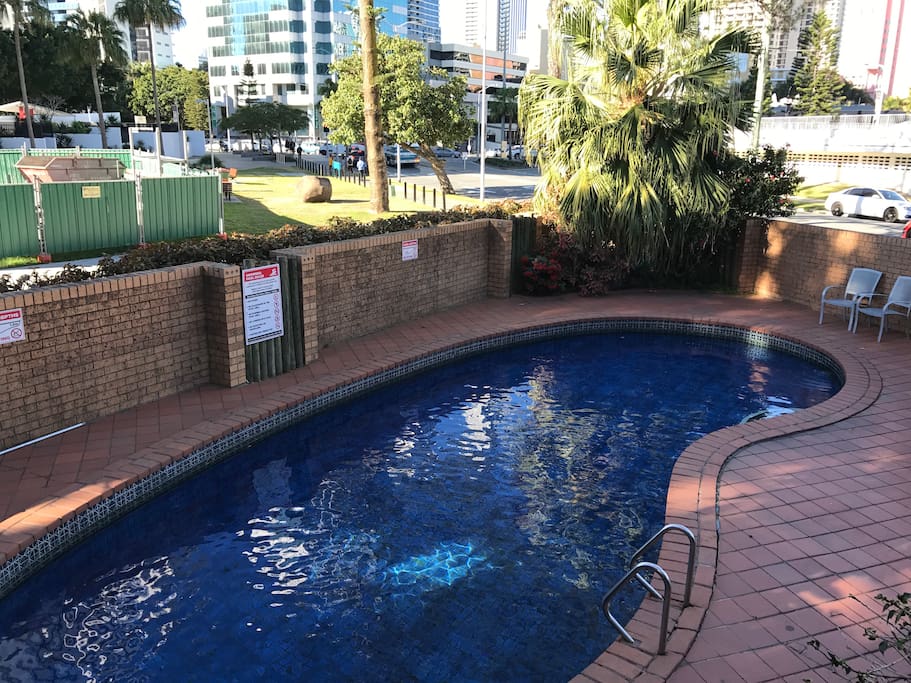 Apartment shared pool