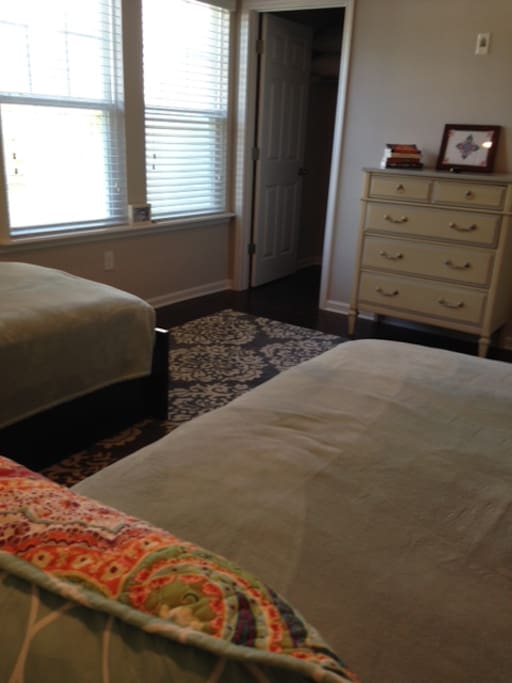 Spacious and comfy room