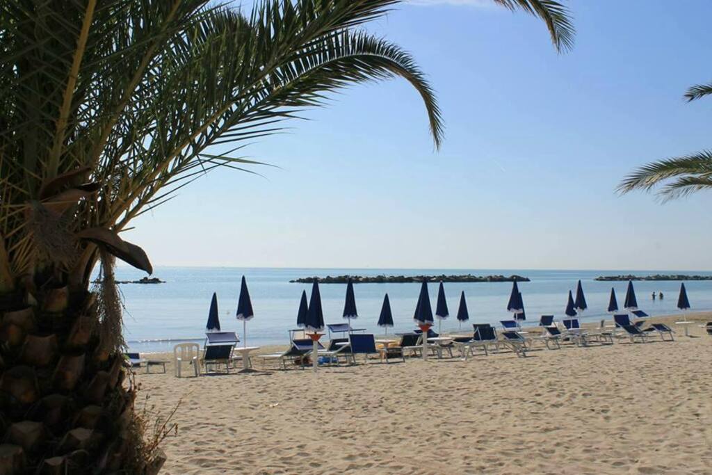 la spiaggia più vicina