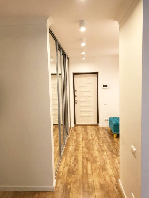 Large wardrobe.