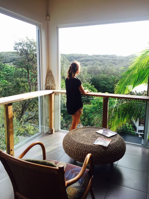 view from the deck