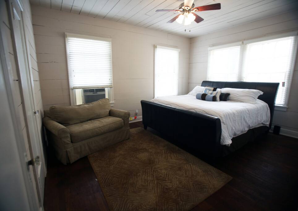 The love seat is a pull-out bed.