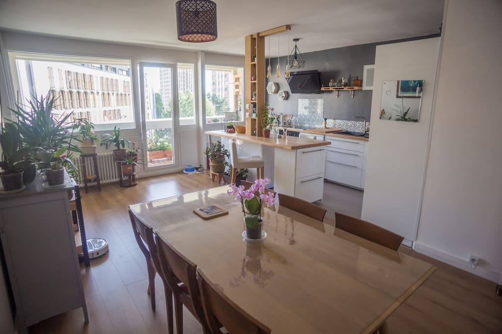 Salon / cuisine - Living room / kitchen