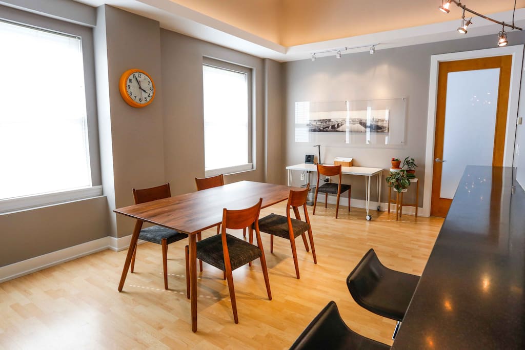 Dining room table & work desk