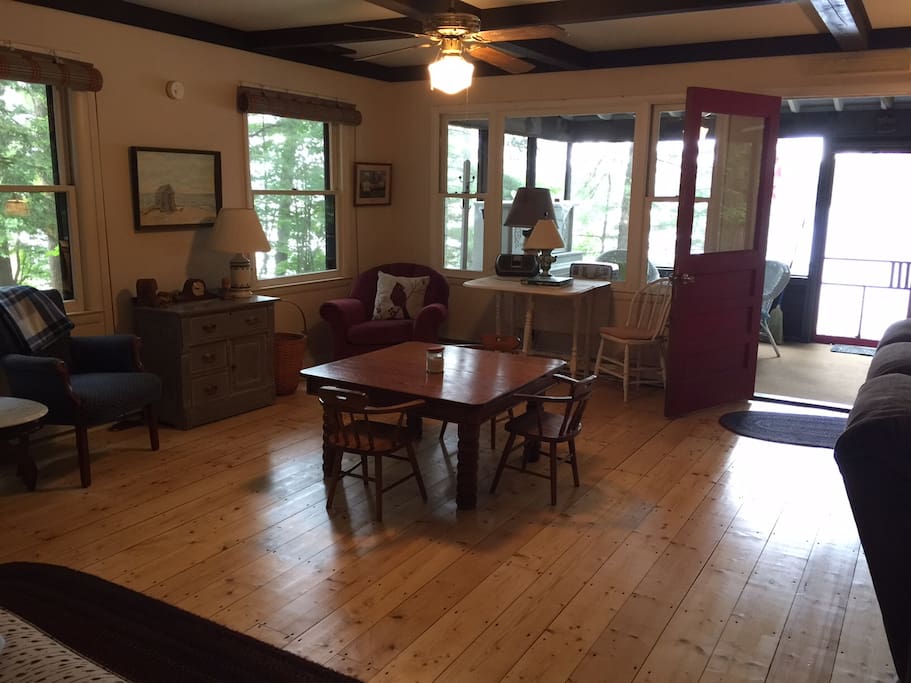 Other half of great room with game table