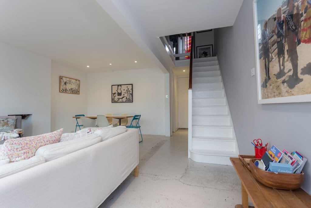 Stairs leading to Upstairs and bedrooms