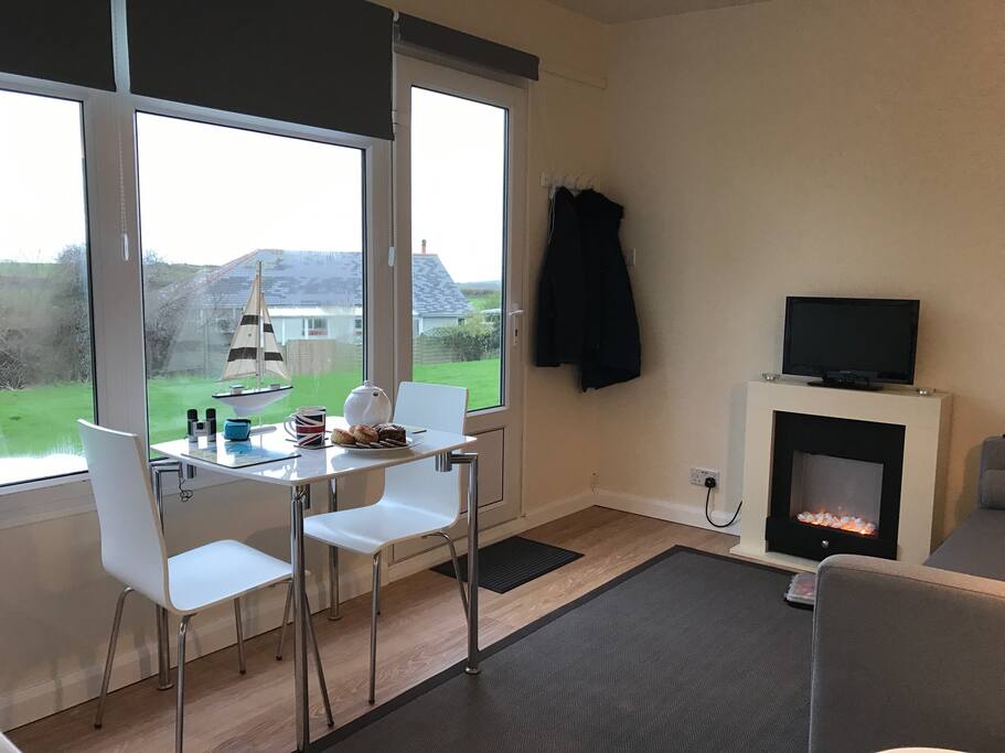 View from lounge looking towards the sea