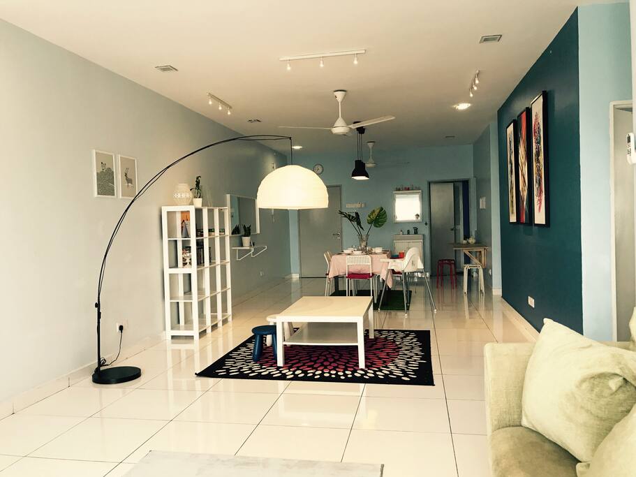 Spacious, plenty of common space.