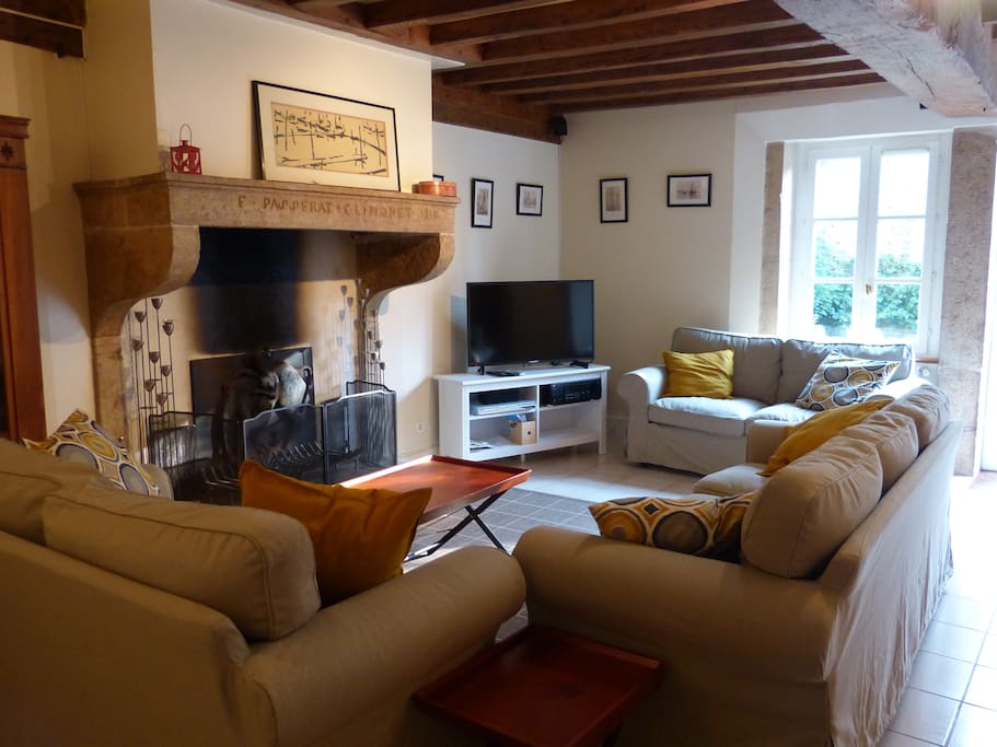 The sitting room, three new sofas