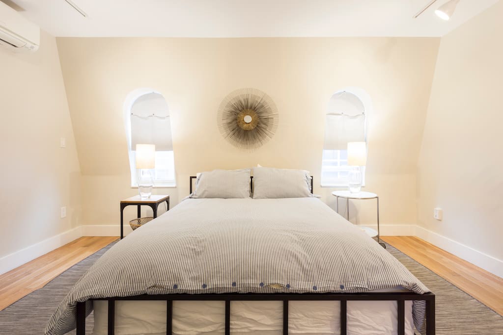 Enjoy the large bedroom with queen bed.