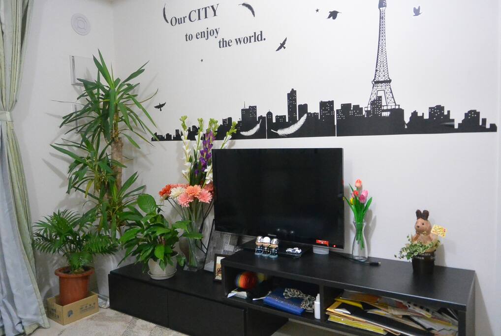 TV table in living room