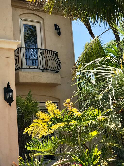 Bedroom balcony