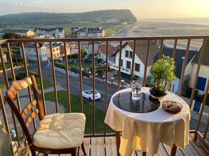 Sea-view/ Vue Mer 
Wifi Cable Tv. Free Parking - Criel-sur-Mer
