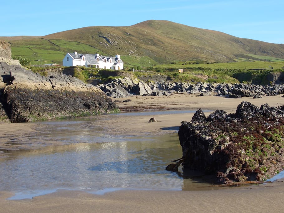 View of the house from the beach