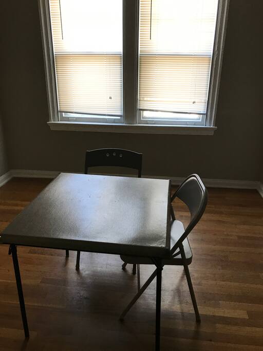 card table.