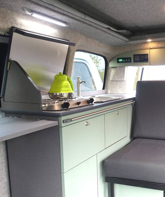 Seat mode and the kettle is on.