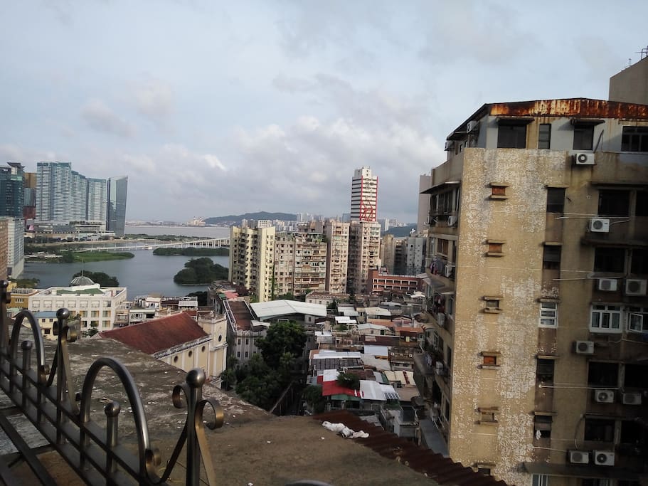 View from the living room to Nam Van Lake