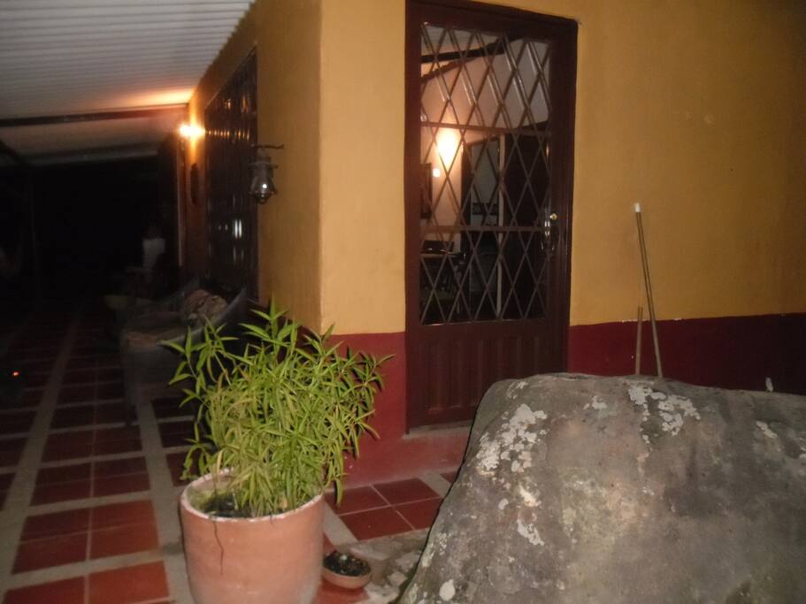 El fósil encantador que acompaña la casa.