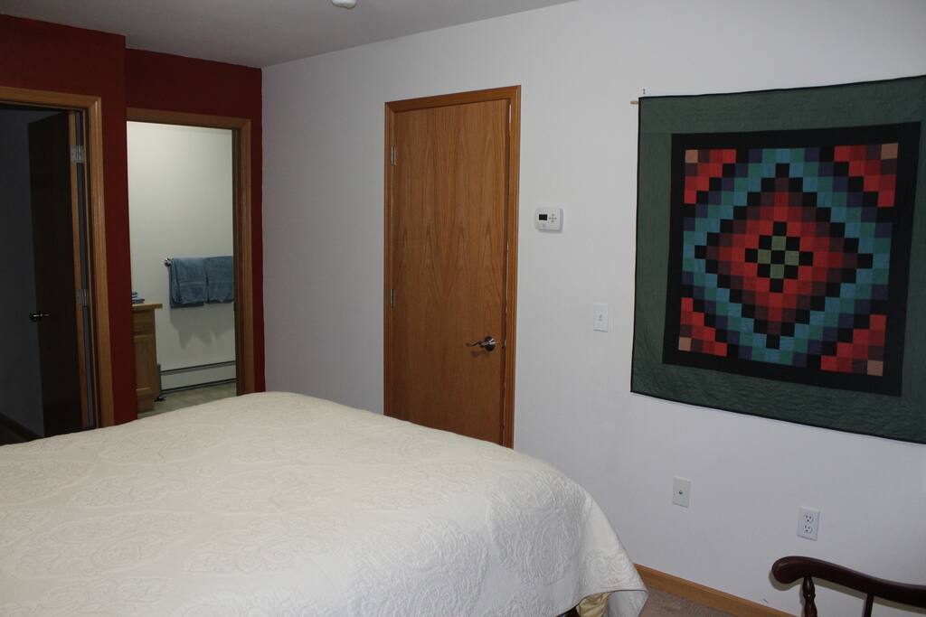 Your private bathroom and large closet