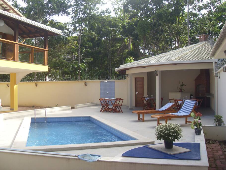 Swimming pool and BBQ area