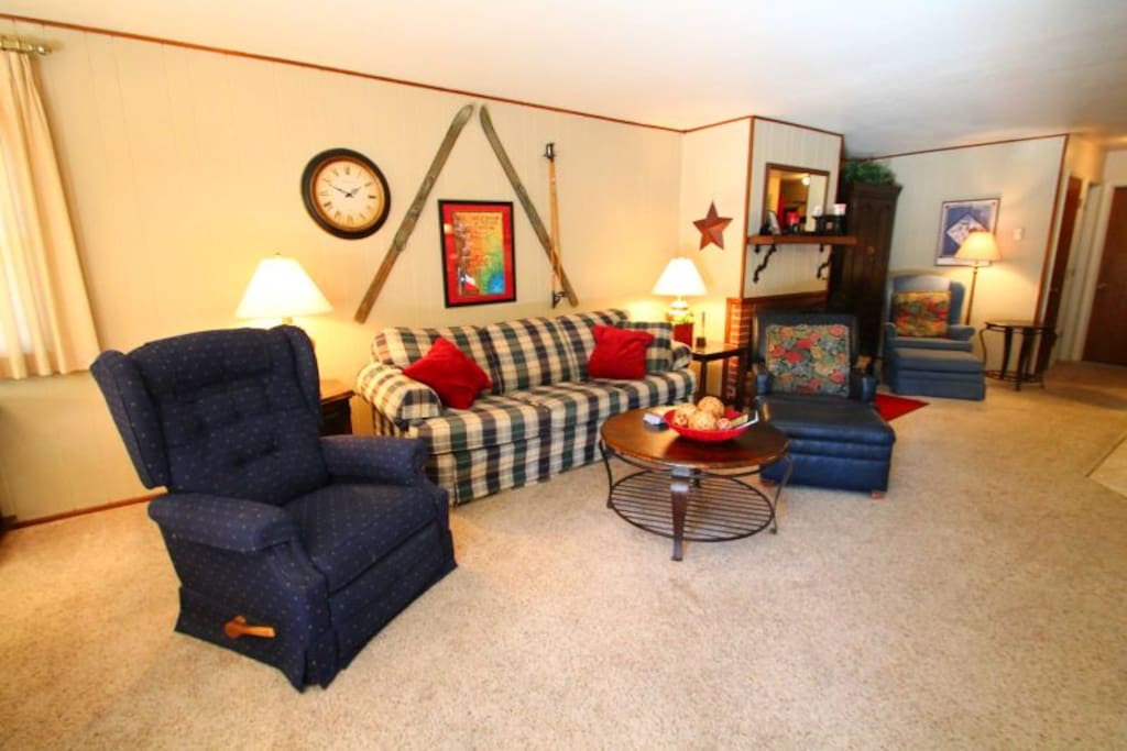 Spacious living area