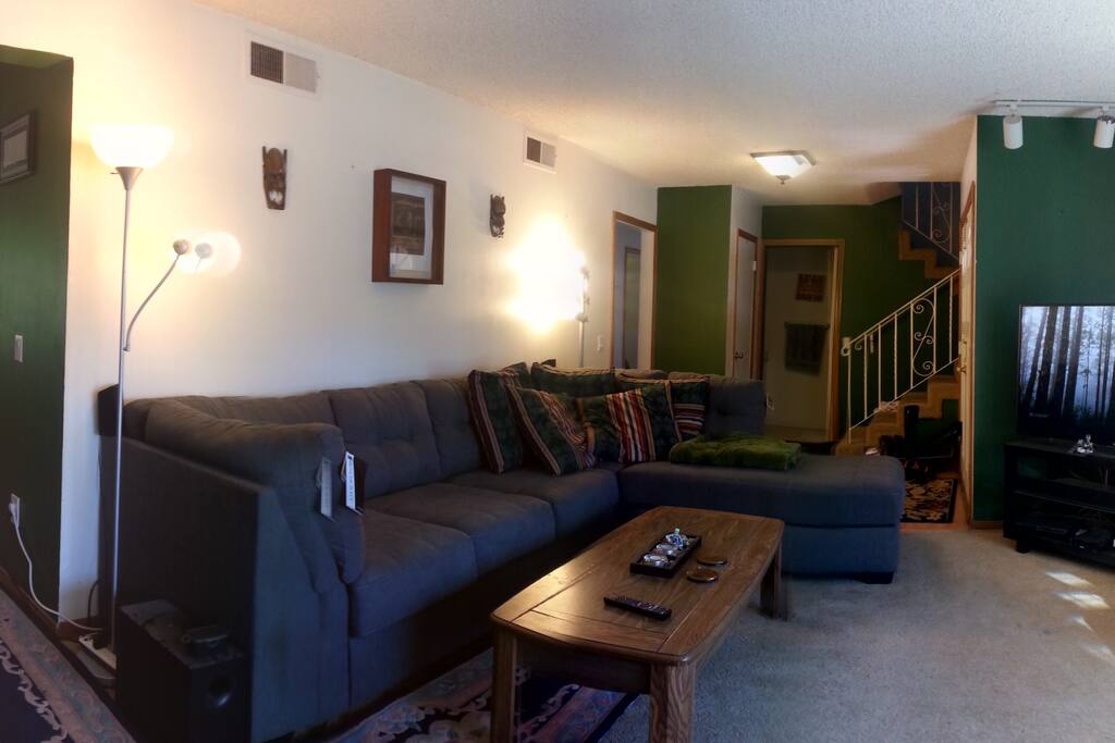 EVERY north and south facing wall downstairs is green. Is there a reason for this? The answer may surprise you. . .