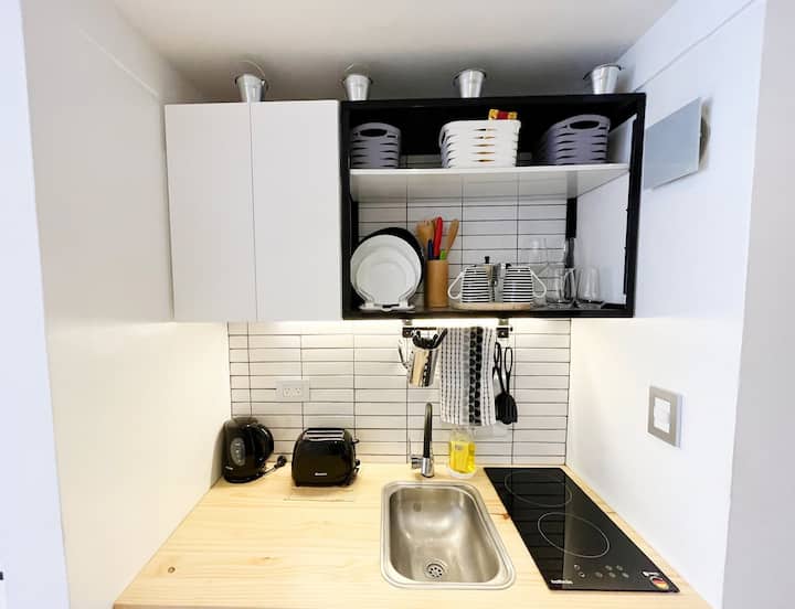 Квартира-студия с балконом в Retiro