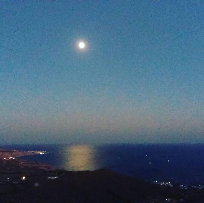Full moon view