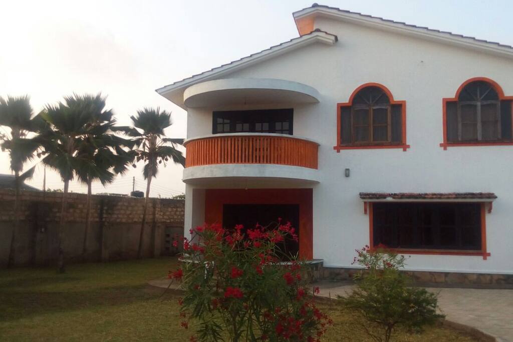 Front view and garden