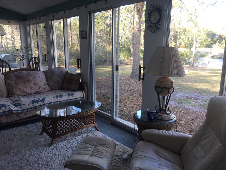 Enjoy your morning coffee on the porch
