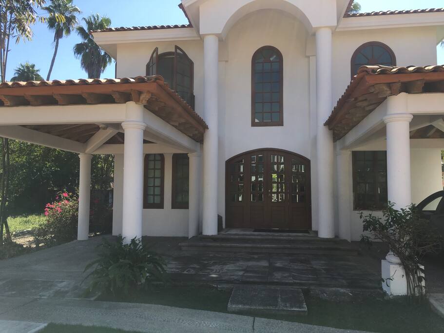 The front entrance