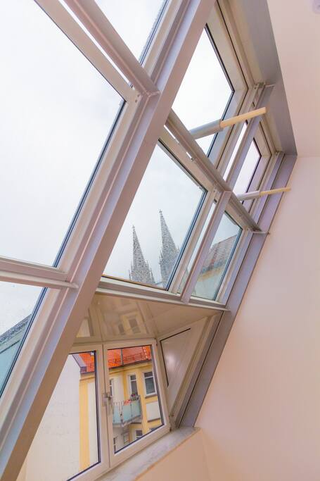 direkter Blick auf die Domspitzen