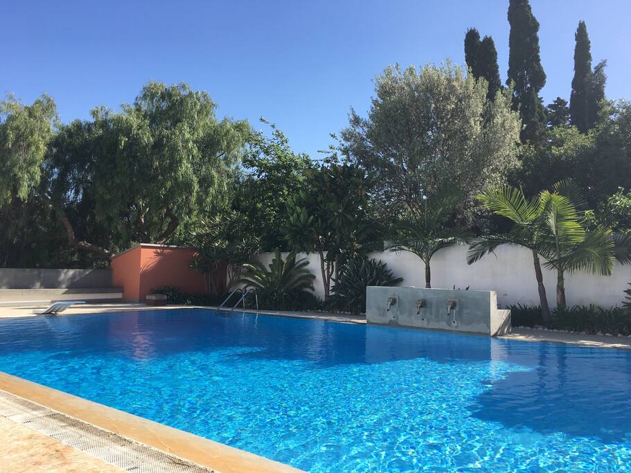 The villa's swimming pool