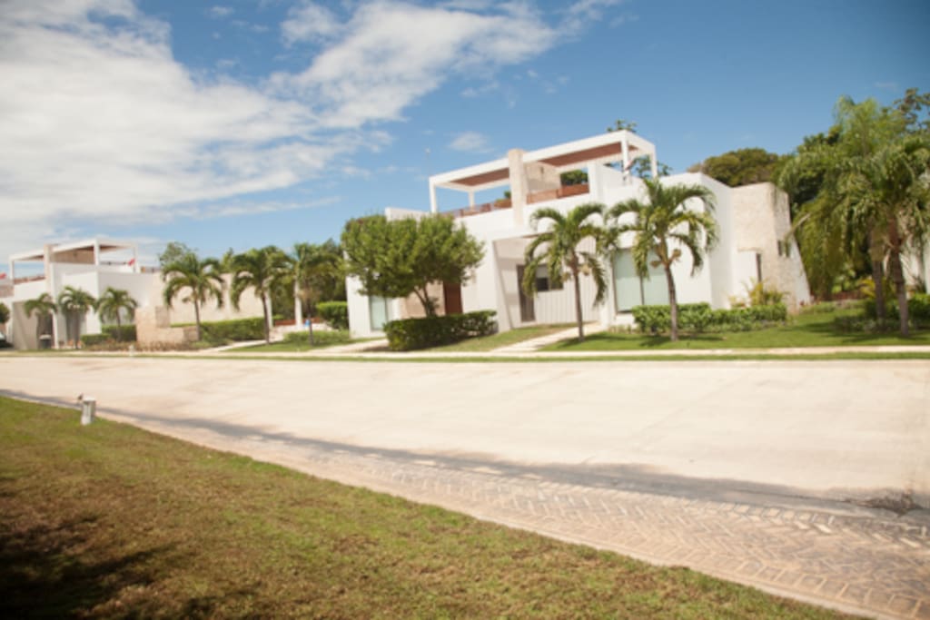 Main view from the road.