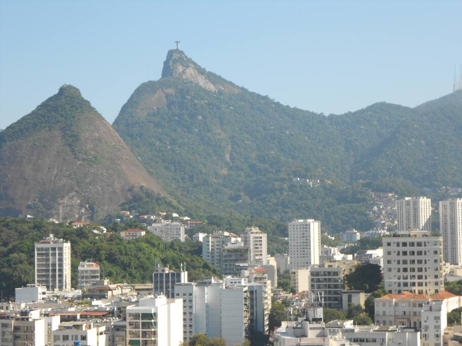 vista da sala e do quarto