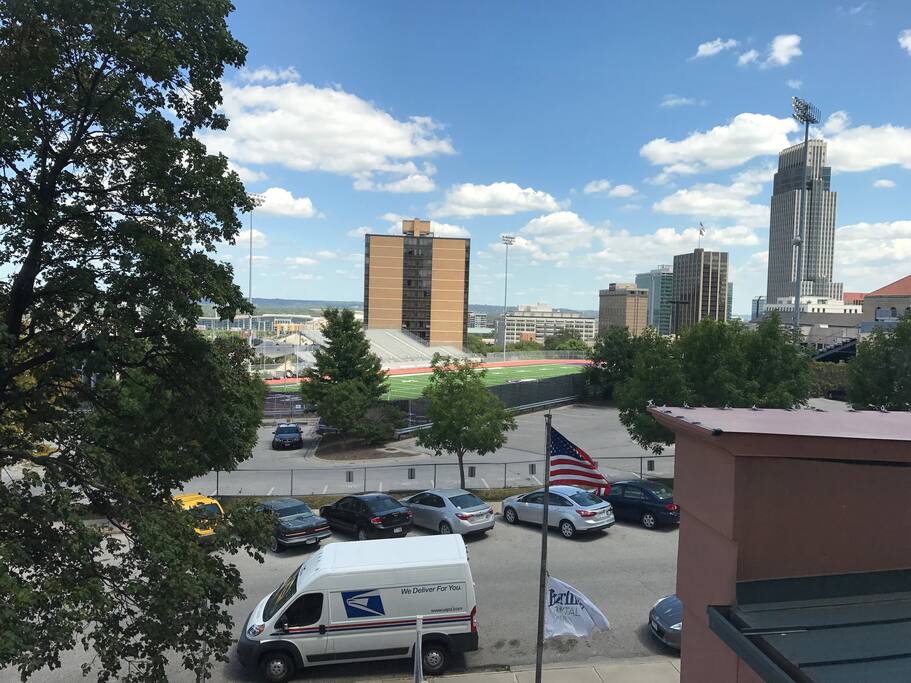 View from the window of my apartment.