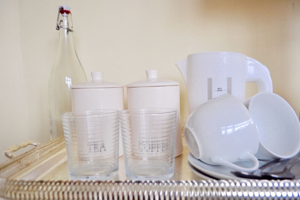Coffee, tea and water