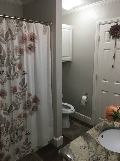 Bathroom, tub/shower.