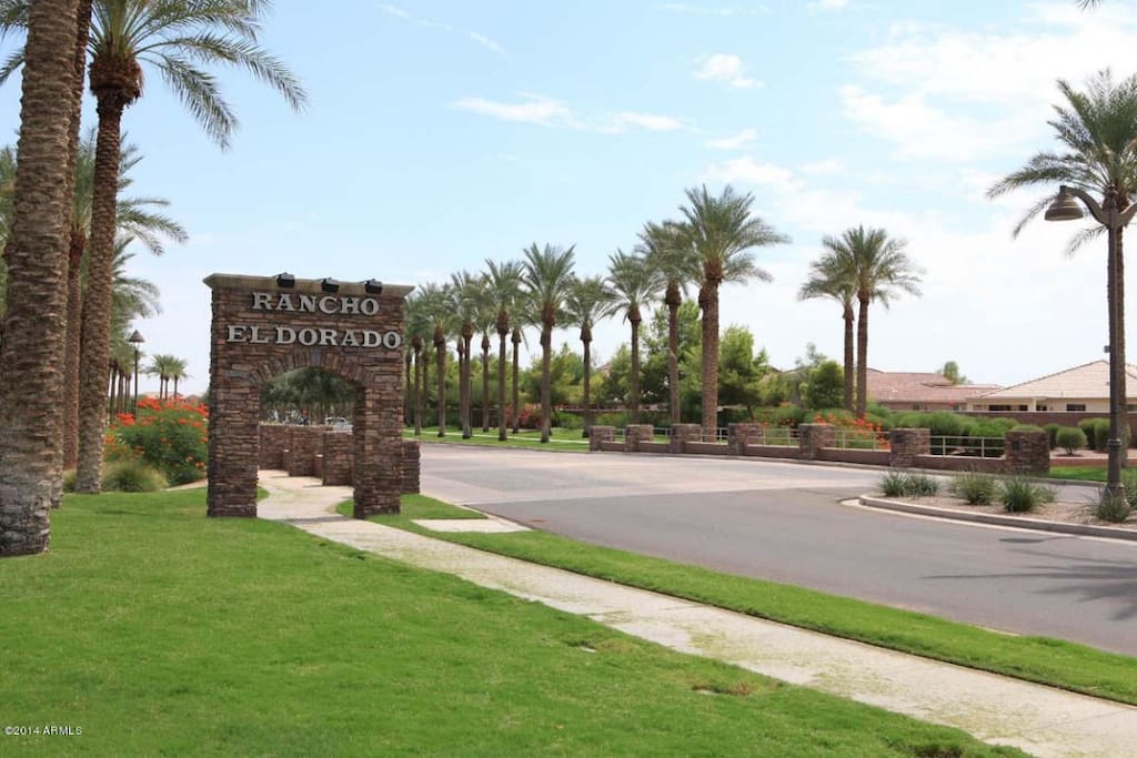 Entrance to Development