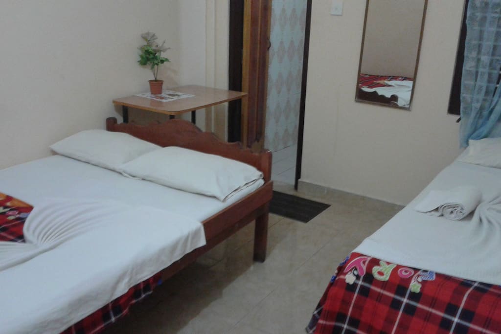 two double beds