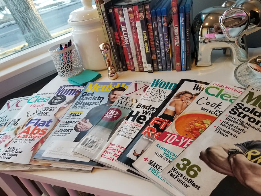 DVD/Magazine on-premise library