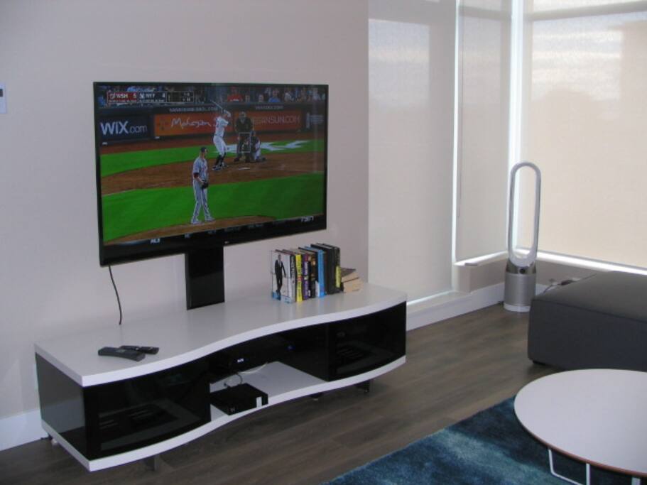 Our 55" 4K Smart TV with Blue Sky voice-activated technology.